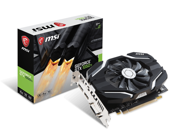 VGA MSI NVIDIA&#174; GeForce&#174; GTX 1050 Ti 4GB GDDR5 (GTX 1050 Ti 4G OCV1) 618EL